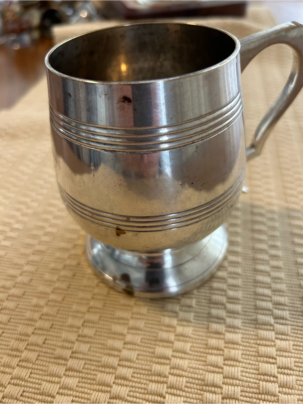 Vintage Silver plate Tankard Mug